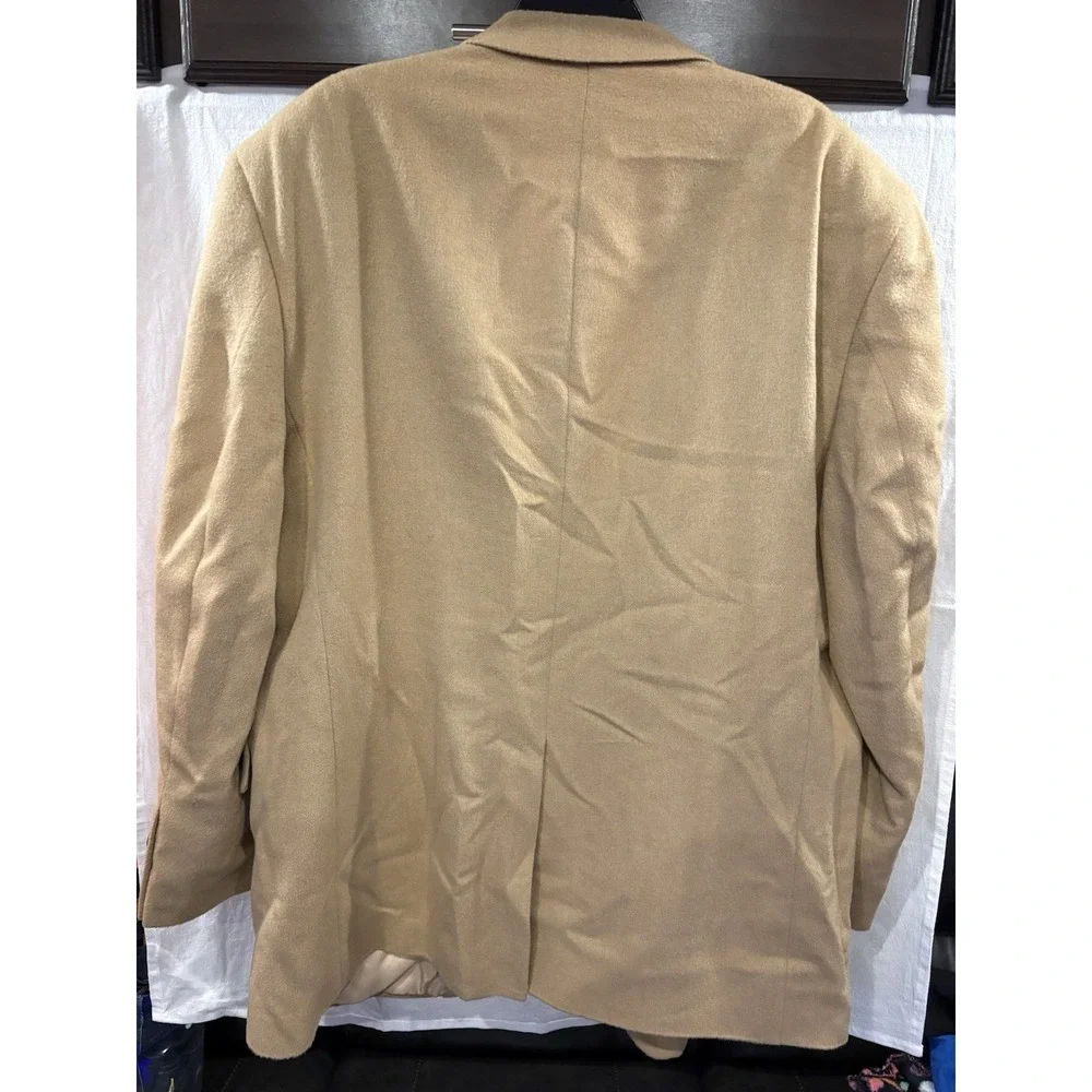 Jos.  a Bank 100% Camel Hair Sport Coat Blazer Men's 50R Tan Beige 2 Button